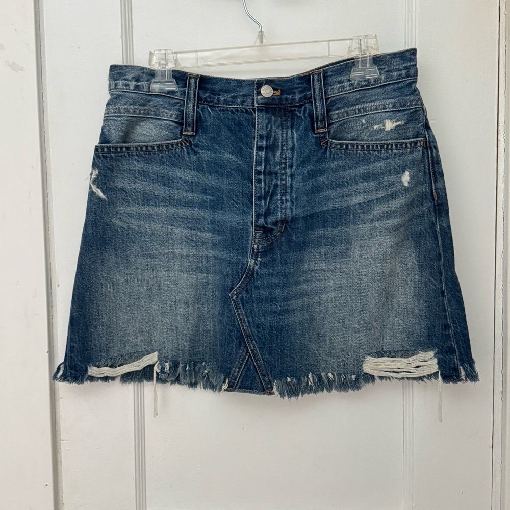 Madewell Rigid Denim A-Line Skirt